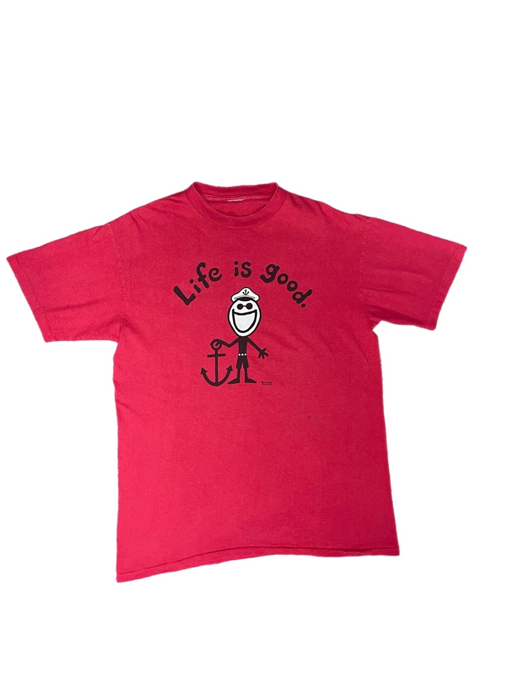 Vintage 80’s Life Is Good Single Stitch Crewneck Tee